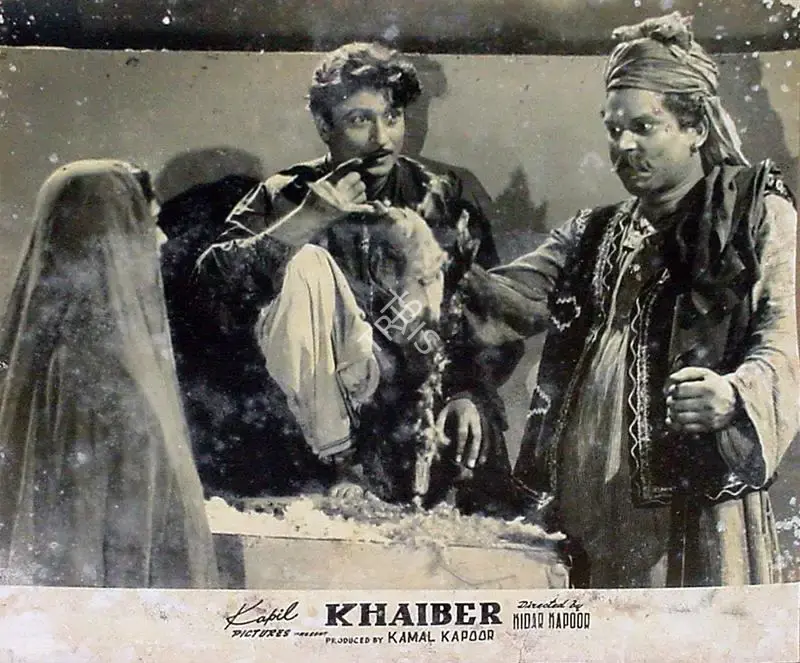 Kidar Kapoor (Director), Khaiber, 1954, Lobby Card