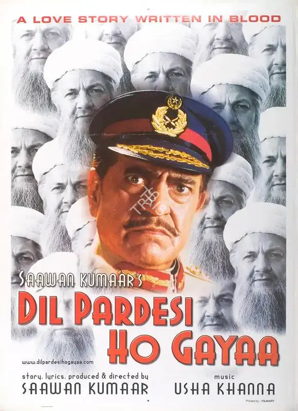 Saawan Kumar (Producer), Dil Pardesi Ho Gayaa, 2003, Full Sheet Poster