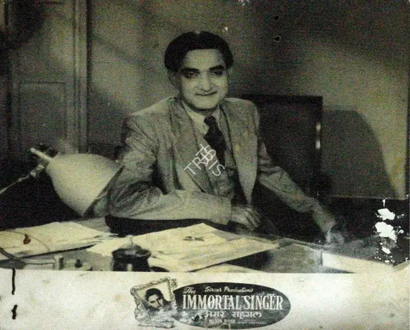 Nitin Bose (Director), Amar Saigal, 1955, Lobby Card