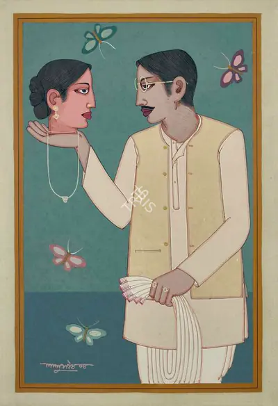 Lalu Prasad Shaw (Artist), Untitled, 2004, Painting