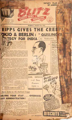 R.K. Karanjia (Editor), Blitz, 1942, Magazine