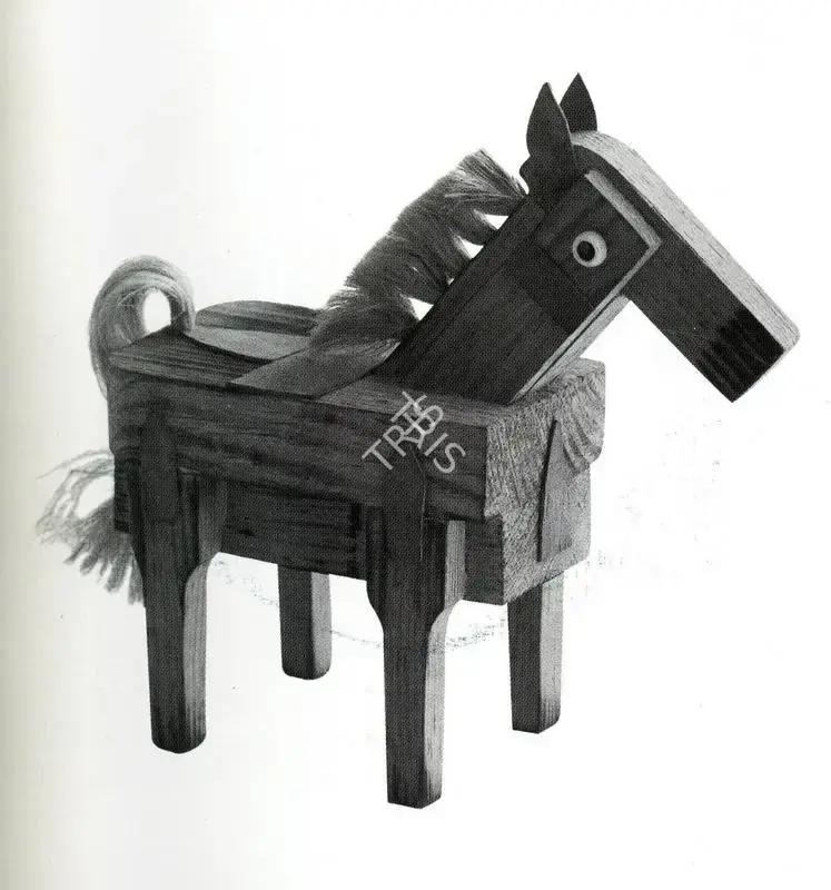 K.G. Subramanyan (Artist), Wooden Toys, Sculpture