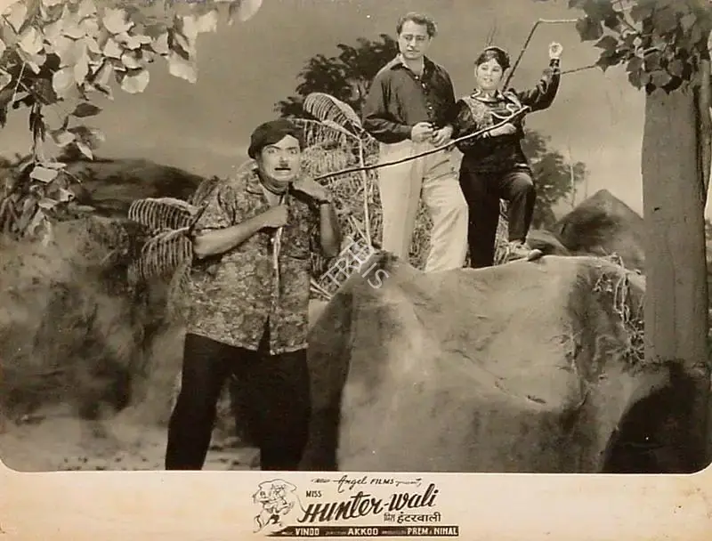 Nihal (Producer), Miss Hunterwali, 1959, Lobby Card