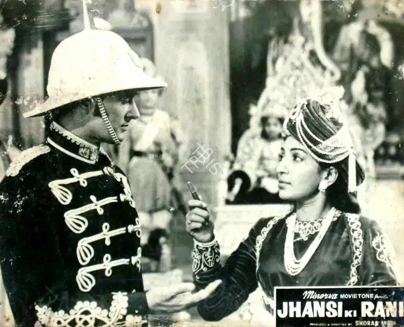 Sohrab Modi (Producer), Jhansi Ki Rani, 1953, Lobby Card