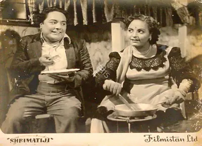 I.S. Johar (Director), Shrimatiji, 1952, Lobby Card