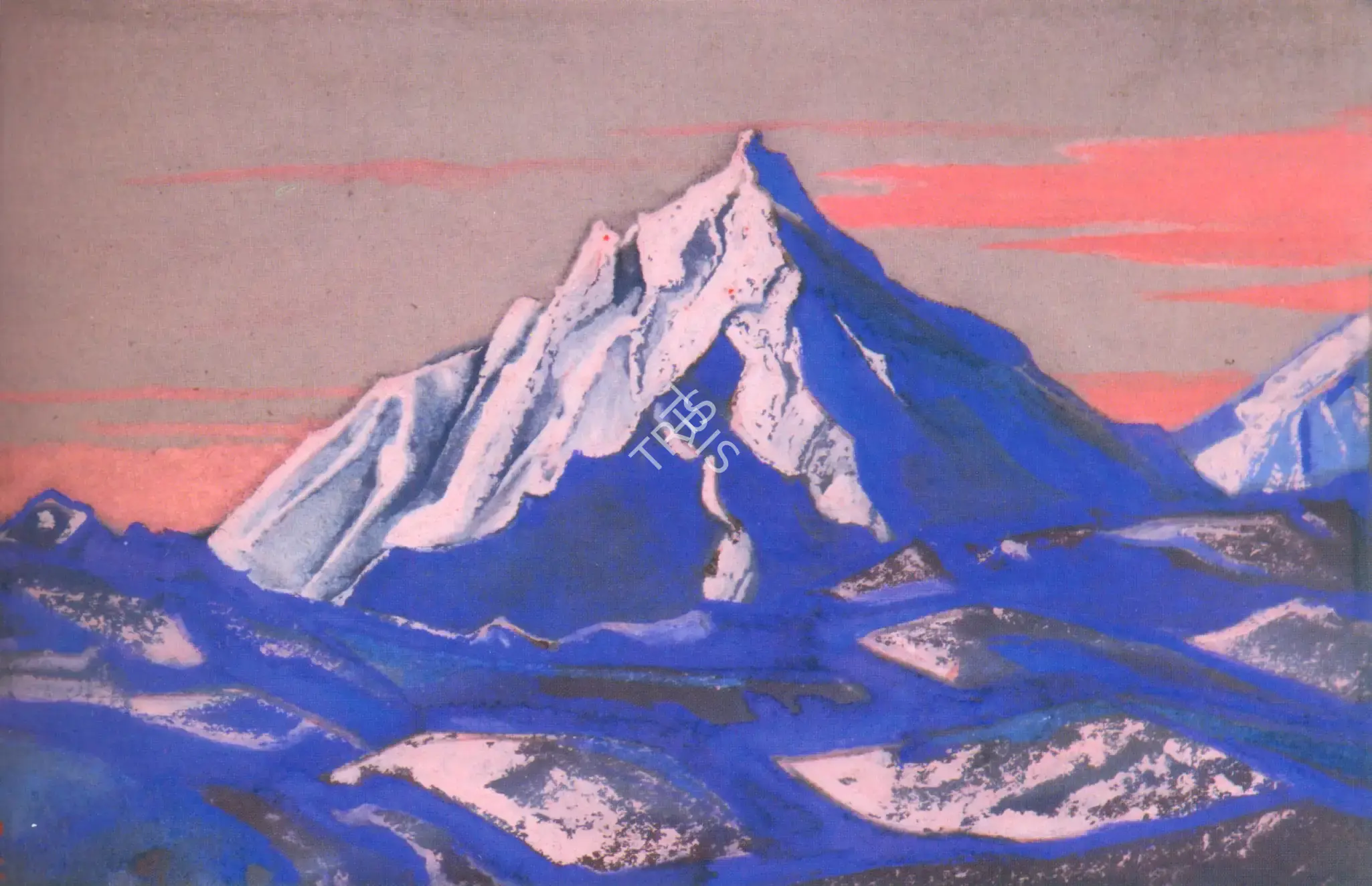 Nicholas Roerich (Artist), Himalayas, 1949, Painting