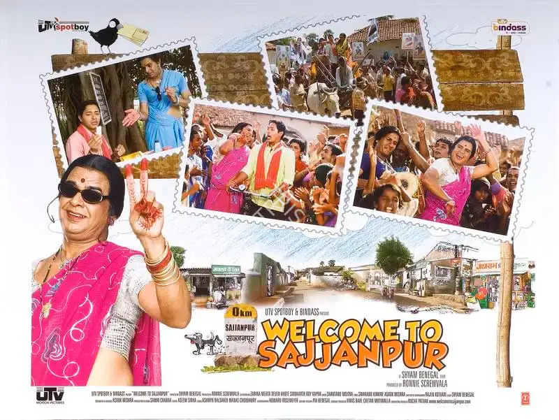Rajan Kothari (Cinematographer), Welcome To Sajjanpur, 2008, Lobby Card