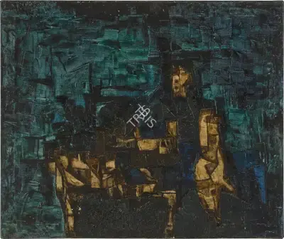 Ramkumar (Artist), Untitled, 1961, Painting