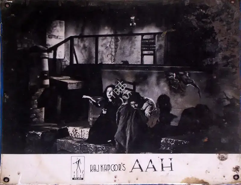 Jaywant Pathare (Cinematographer), Aah, 1953, Lobby Card