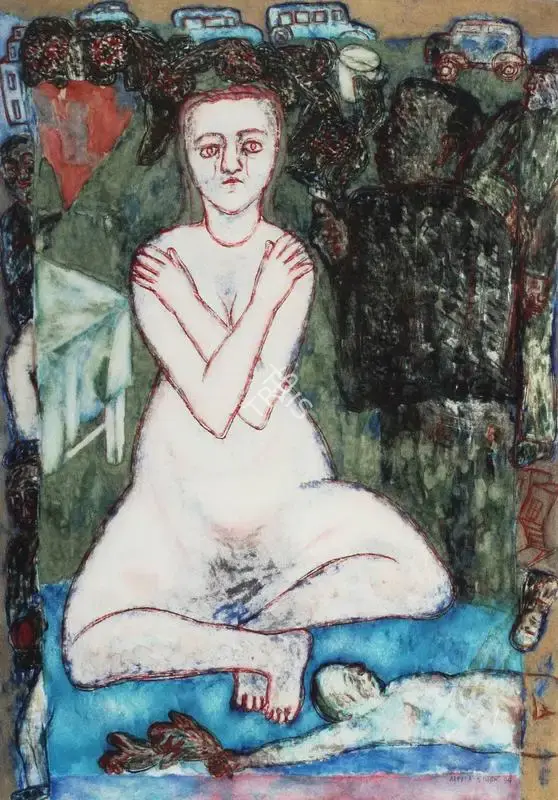 Arpita Singh (Artist), Girl In White, 1994, Painting