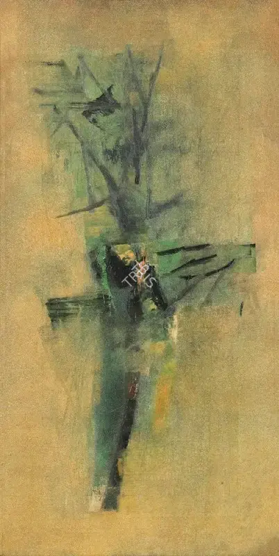 Nasreen Mohamedi (Artist), Untitled, 1961, Painting