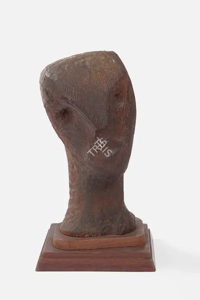 Davierwalla, A.M. (Artist). Head, 1960 | Sculpture, Pu.Mum/13.10.11, 2011 · Pundole