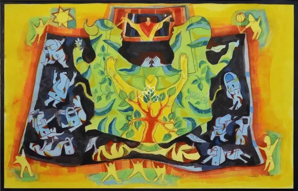 Jagdeep Smart (Artist), Tree of Life, 2001, Painting