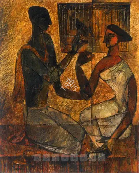 Sen, Paritosh (Artist). Untitled, 1952 | Painting, So.Lon/16.06.09, 2009 · Sotheby's