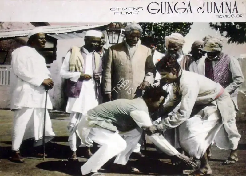 V. Babasaheb (Cinematographer), Gunga Jamuna, 1961, Lobby Card