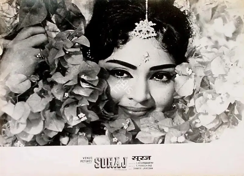 V.K. Murthy (Cinematographer), Suraj, 1966, Lobby Card