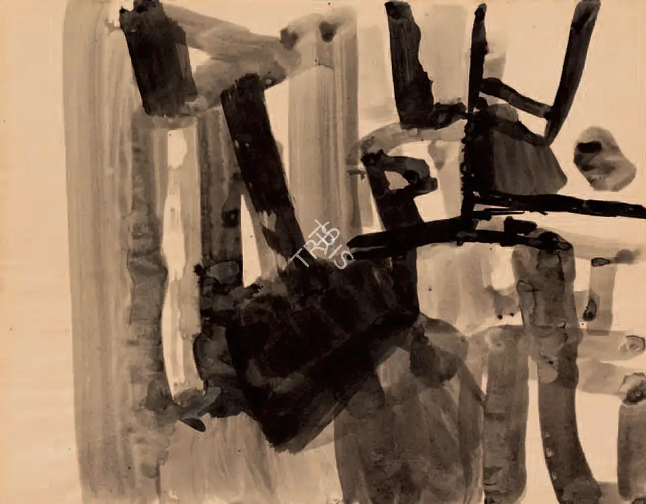 Nasreen Mohamedi (Artist), Untitled, 1965, Painting