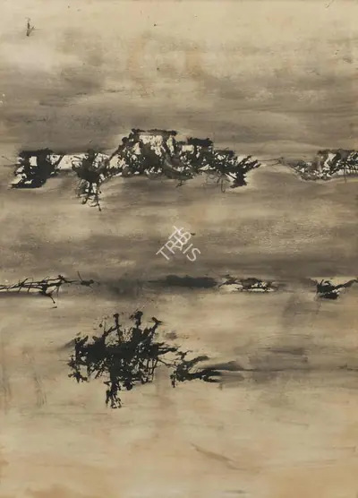 V.S. Gaitonde (Artist), Untitled, 1962, Painting
