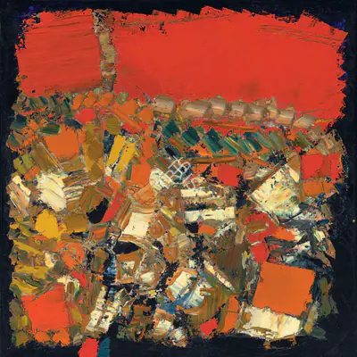 Raza, S.H. (Artist). Rajasthan I. Oil on canvas, 1961 | Painting | FineArts | 00645505
