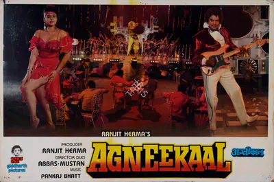 Ranjit Herma (Producer), Agneekaal, 1990, Lobby Card