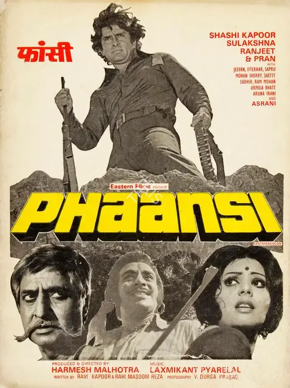 Harmesh Malhotra (Producer), Phaansi, 1978, Song-Synopsis Booklet