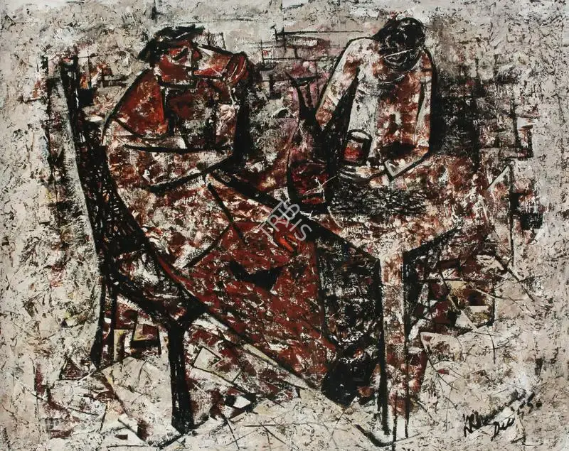 Krishen Khanna (Artist), Untitled, 1955, Painting