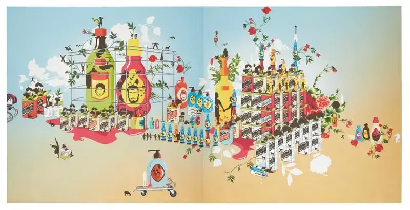 Jiten Thukral, et al. (Artist), Metropolis-I, 2007, Painting