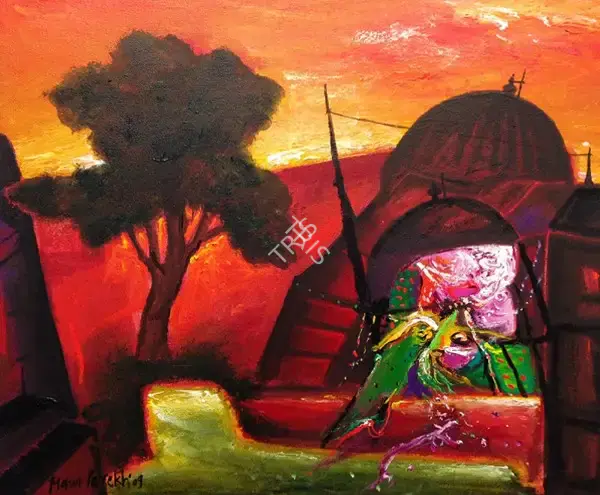 Manu Parekh (Artist), Morning Light, 2009, Painting