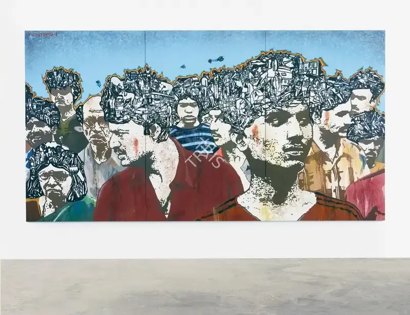 Kallat, Jitish (Artist). Sweatopia - 1, 2008 | Painting, So.NeY/19.03.14, 2014 · Sotheby's
