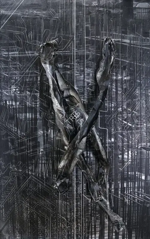 Asim Waqif (Artist), Development-Redevelopment 5, Sculpture
