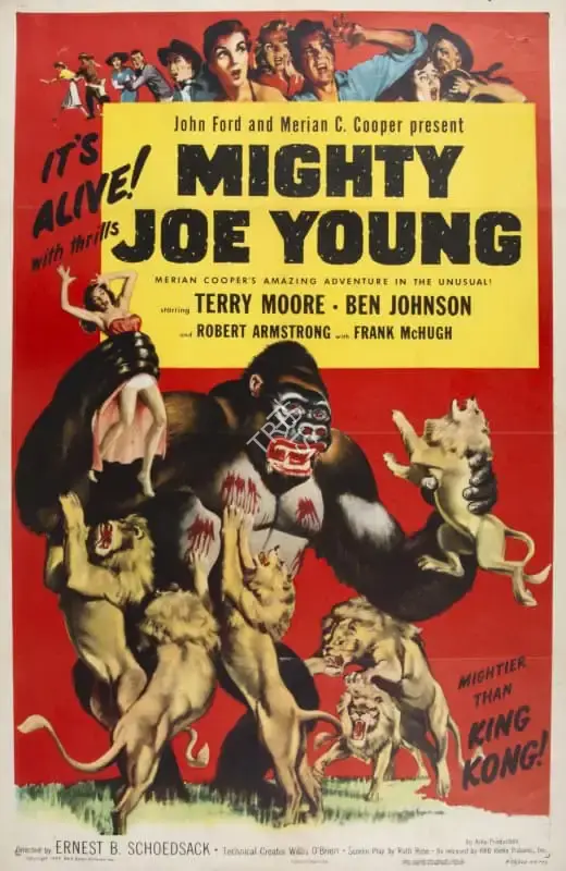 Merian C. Cooper (Producer), Mighty Joe Young, 1949, Poster