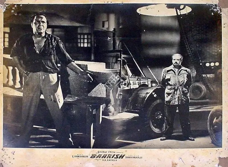 K.H. Kapadia (Producer), Baarish, 1957, Lobby Card