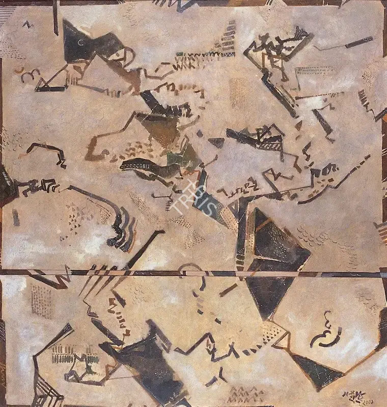 Ganesh Haloi (Artist), Untitled, 2002, Painting