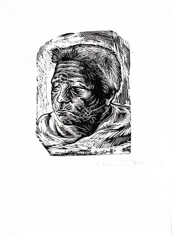 Somnath Hore (Artist), Untitled (Tebhaga), 1961, Sculpture
