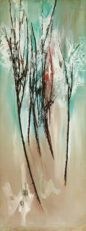 B. Prabha (Artist), Untitled, 1967, Painting