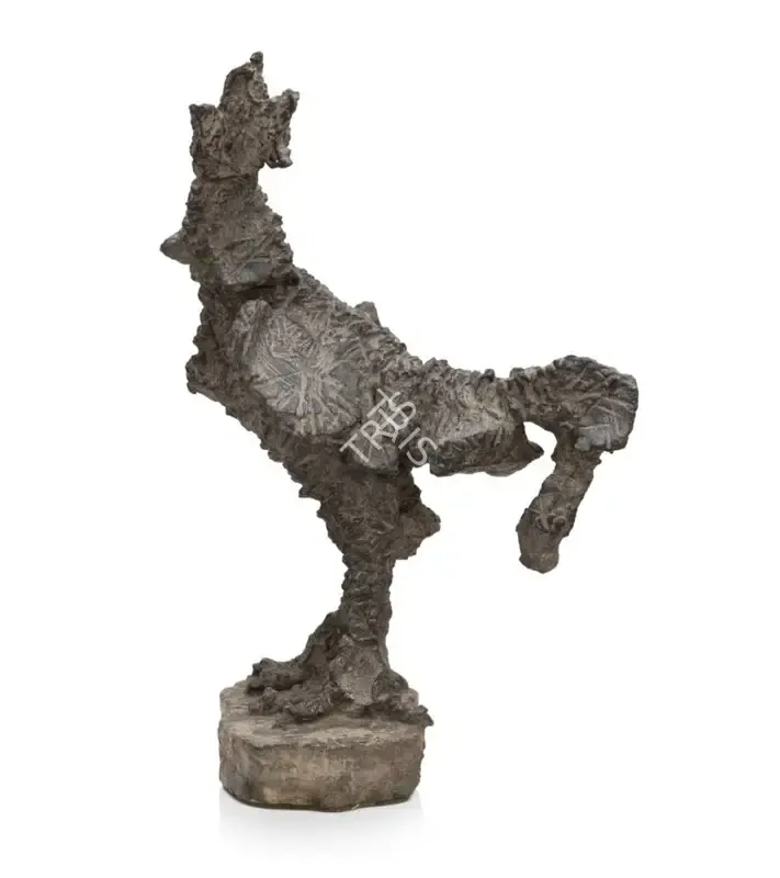 Raghav Kaneria (Artist), Rooster, 1958, Sculpture
