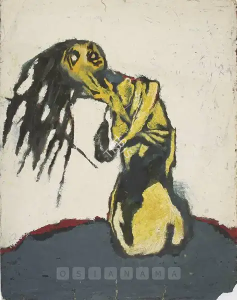 Karmakar, Prokash (Artist). Woman, mid 1980s | Painting, Os.Del/29.03.07, 2007 · Osian's