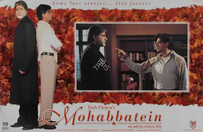 Yash Chopra (Producer), Mohabbatein, 2000, Lobby Card