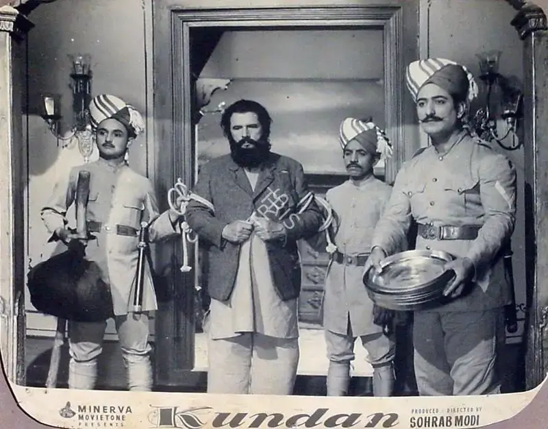 Sohrab Modi (Producer), Kundan, 1955, Lobby Card