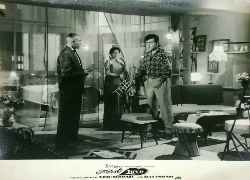 Madan (Producer), First Love, 1961, Lobby Card