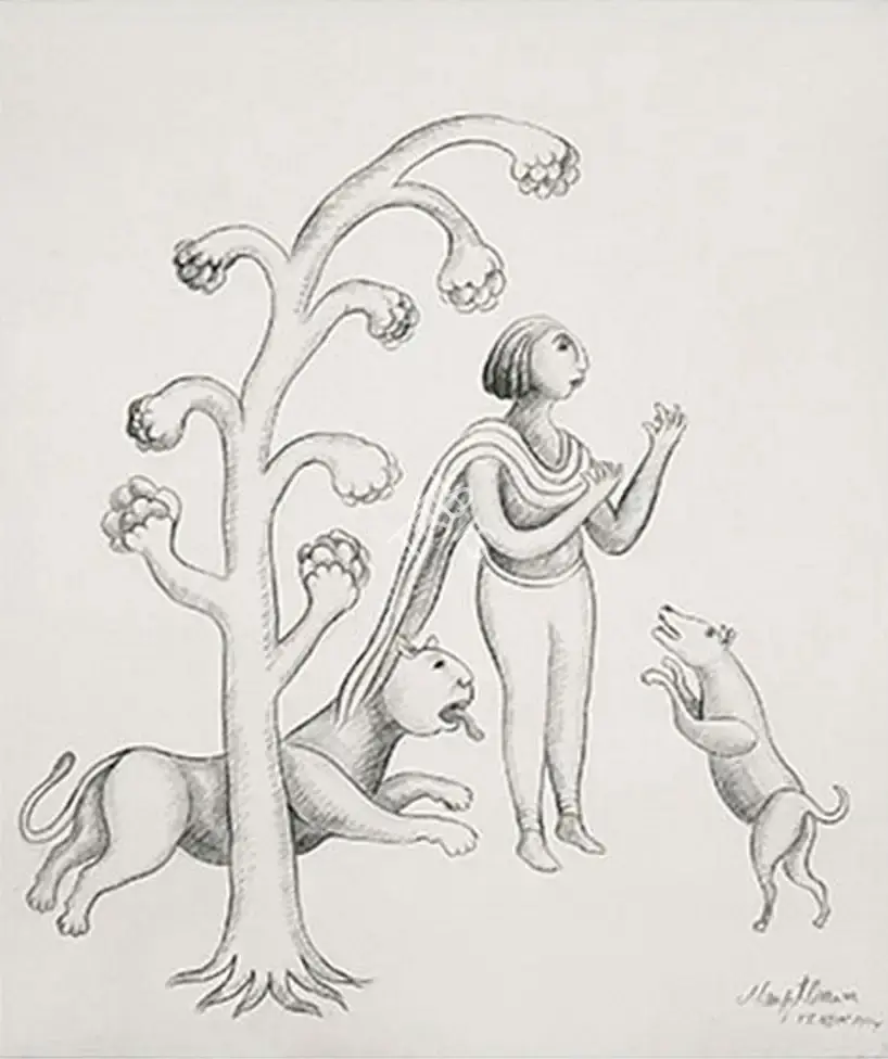 Manjit Bawa (Artist), Untitled, 1994, Drawing