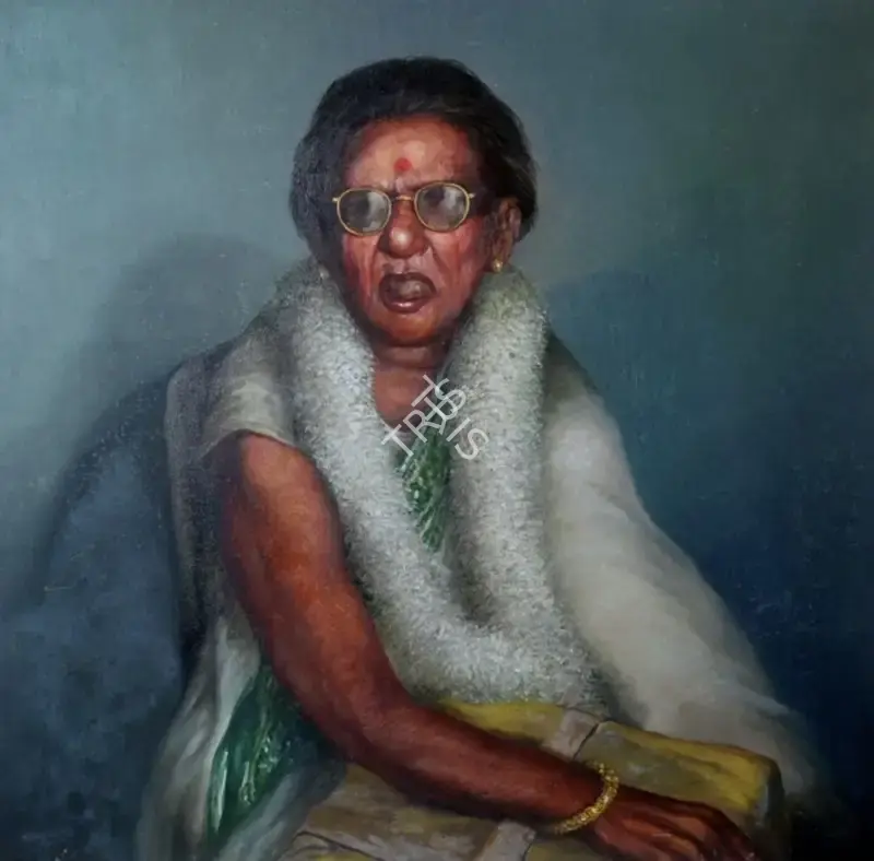 Bikash Bhattacharjee (Artist), At last ceremony, 1979, Painting