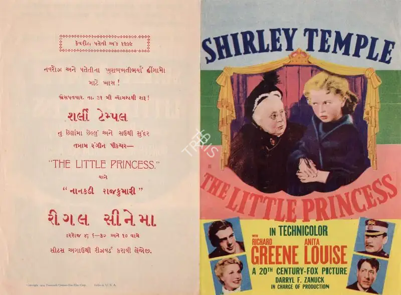 Walter Lang (Director), The Little Princess, 1939, Handbill