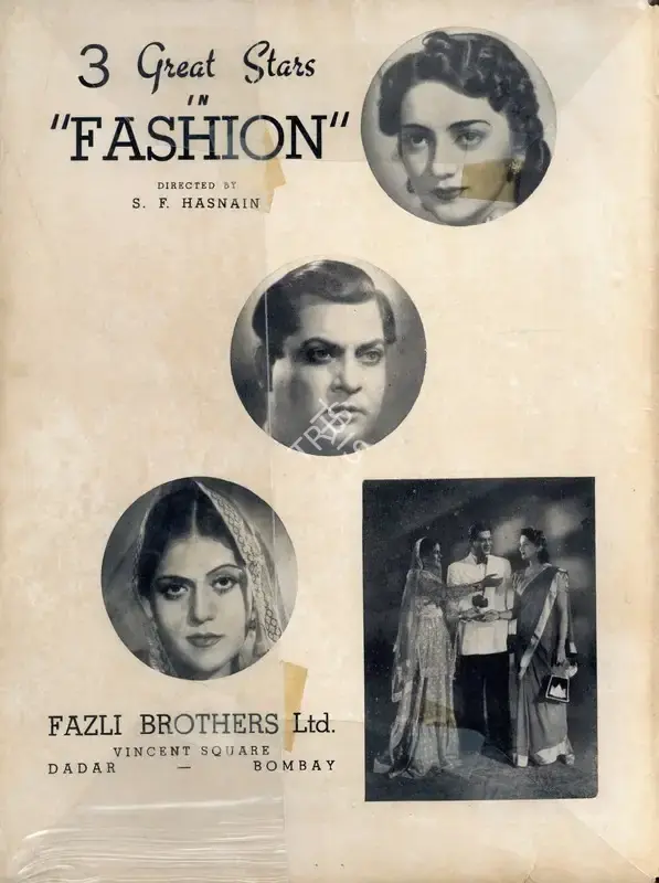 S.F. Hasnain (Director), Fashion, 1943, Advertisement