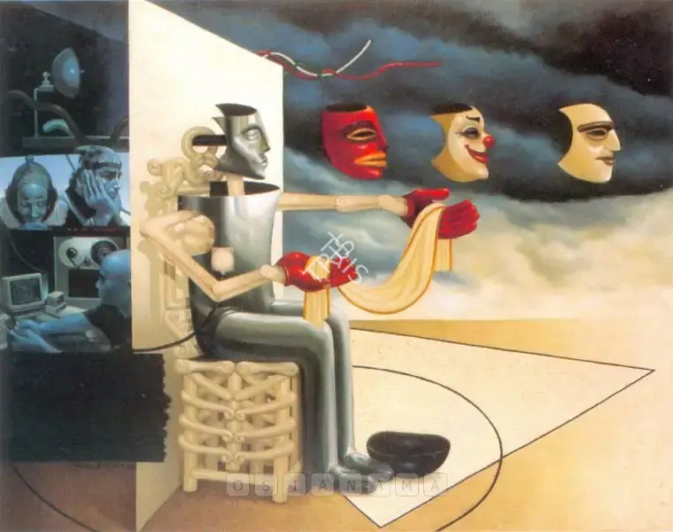 Kanchan Dasgupta (Artist), Millenium, 2000, Painting