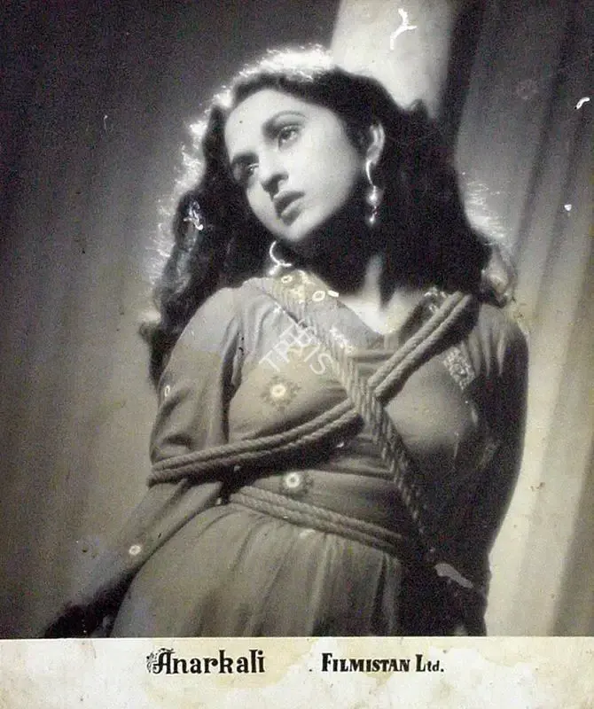 Nandlal Jashwantlal (Director), Anarkali, 1953, Lobby Card