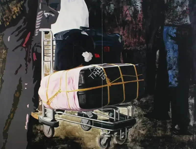 Gupta, Subodh (Artist). Untitled, 2005 | Painting, Sa.Onl/11.12.08, 2008 · Saffronart