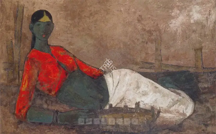 B. Prabha (Artist), Untitled, 1960, Painting