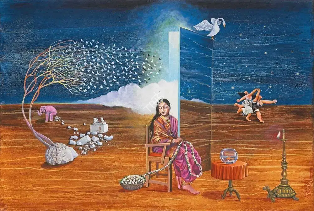 Sudhanshu Sutar (Artist), Untitled, 2019, Painting