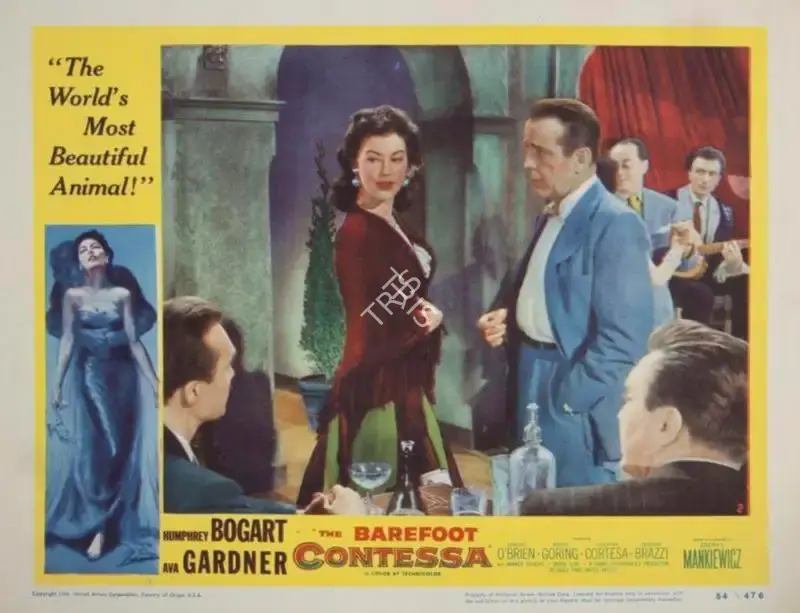 Joseph L. Mankiewicz (Director), The Barefoot Contessa, 1954, Lobby Card
